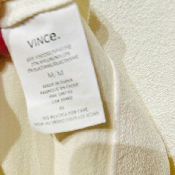 Vince off white shift dress M NWOT unworn - Picture 4 of 4
